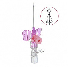 Катетер Vasofix Safety PUR G 20 x 1", 1,1 х 25 мм, рожевий/біле кільце 4269217S-01