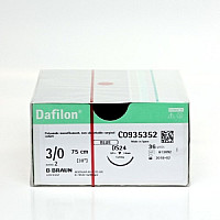 Матеріал шовний монофіламентний що не розсмоктується DAFILON USP 3/0  C0935352