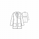 Халат медичний жіночий Coat Barco 2402 WHT