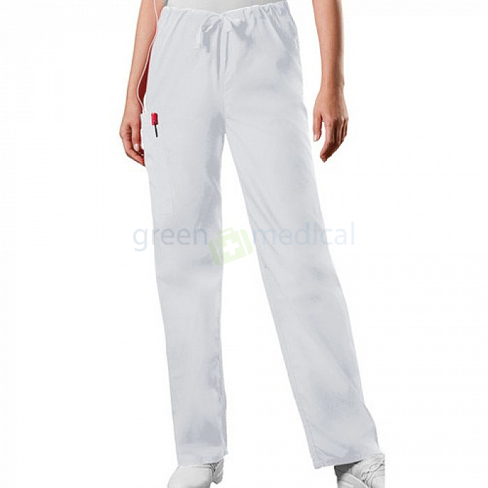 Унисекс штаны со шнурком Cherokee Workwear 4100-WHTW