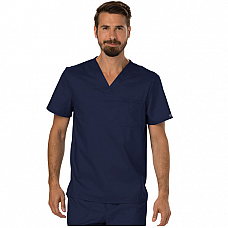 Чоловічий топ з V-подібною горловиною Cherokee Workwear WW690-NAV