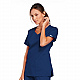 Топ женский з V-образной горловиной Cherokee Workwear 4727-NAVW