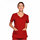 Топ женский з V-образной горловиной Cherokee Workwear 4727-REDW